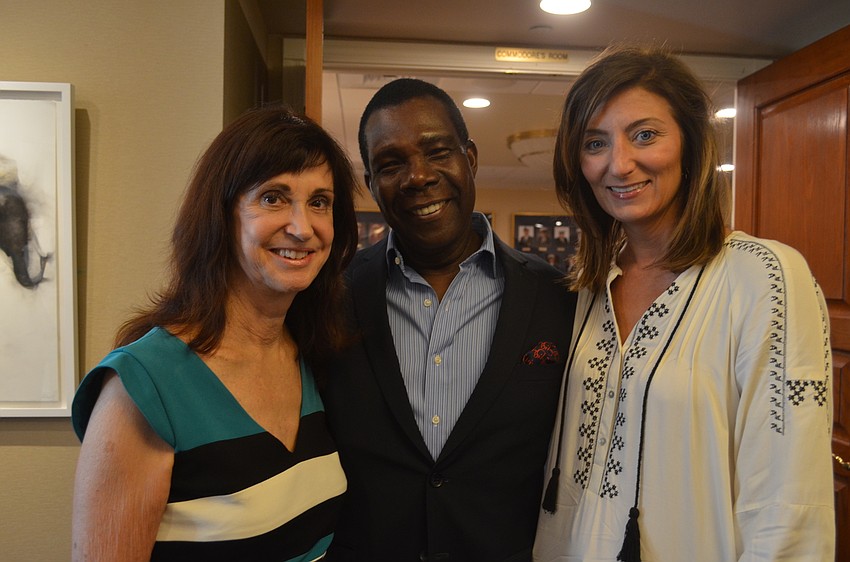 Pam Daniel, George Augustin and Heather Dunhill