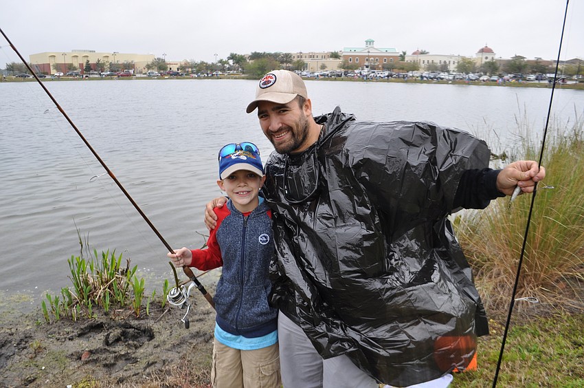 eyton Ramos, 10, fishes regularly with his dad, Joseph Ramos Jr.