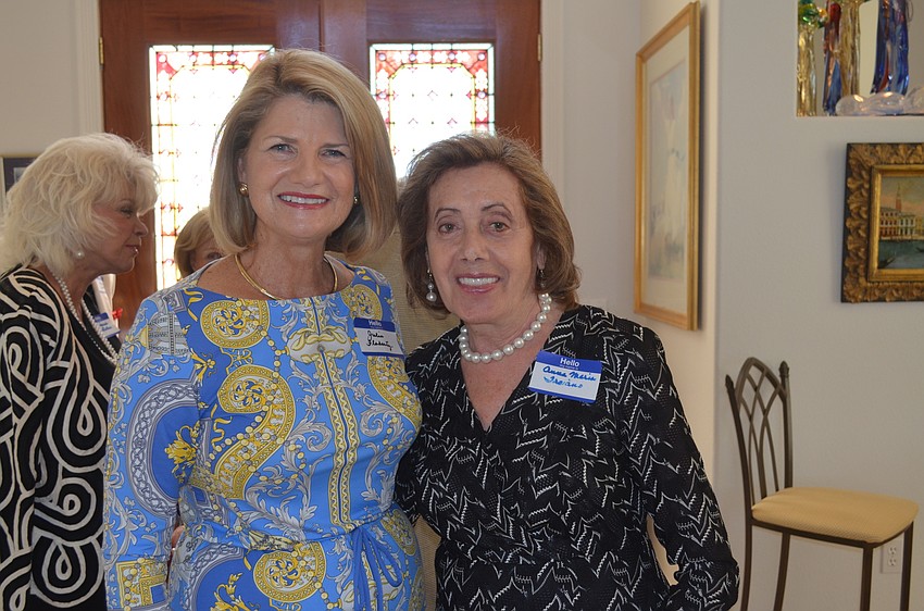 Event co-host Julie Flaherty and Anna Maria Troiano