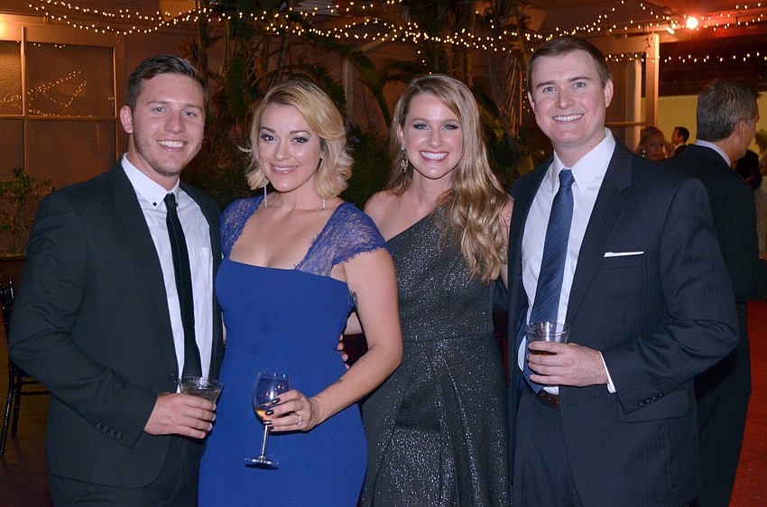 Zac and Bethany Holmstrom with Erin Evanson and Worth Graham