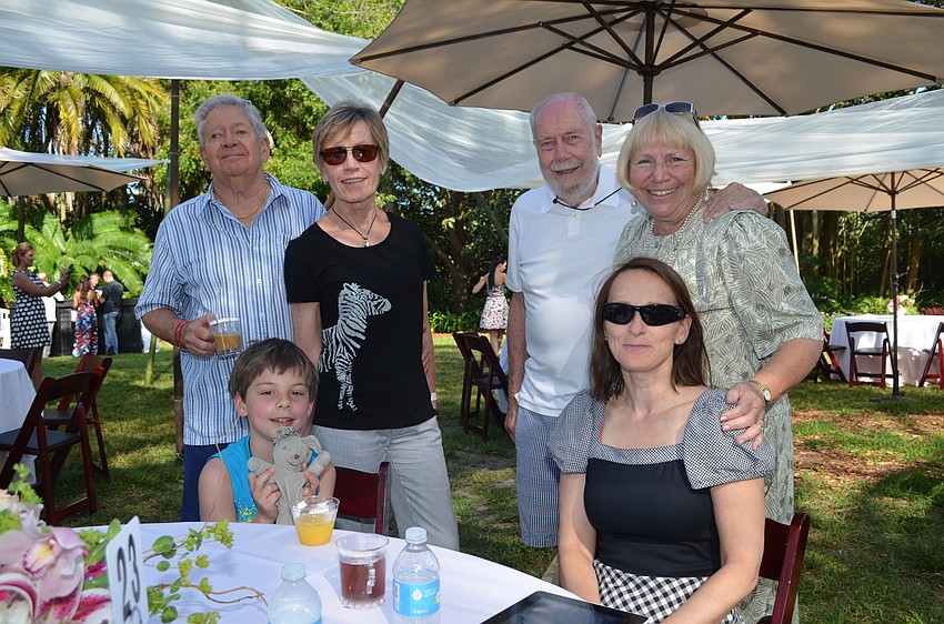 Richard Mantyla, Vicki Swenson, George and Bonnie Cummings with Bruno and Agnieszka Prygodzka