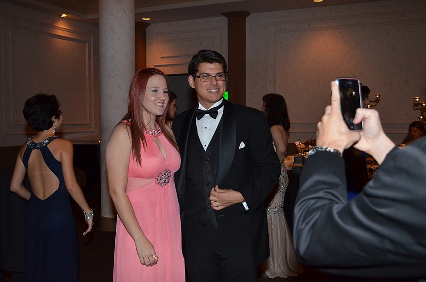 Arasay Perez and Pablo Infante pose for a quick photo.