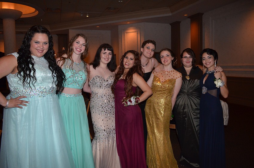 Jessica Babcock, Alexandria Campbell, Mackenzie Nerenhausen, Ana Martinez, Chelsea Parsons, Kaetlin Riley, Krystal Combs and Rachel Ross