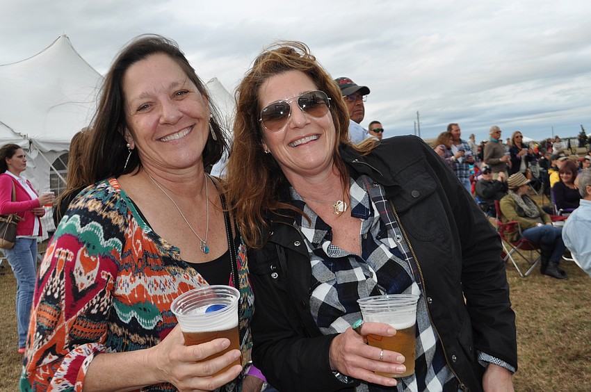 Laurie Dillon is visiting friend Natalie Kluska from Michigan.