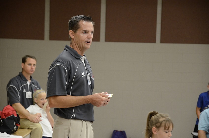Steve Martin led the breakfast and played a video about the importance of dads in their children's lives.