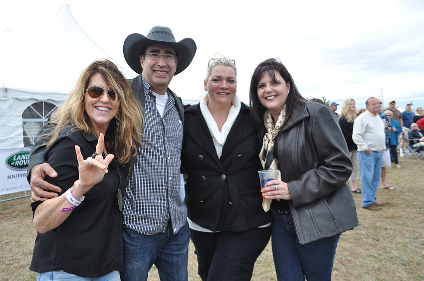 Barbie and Yraldo Rodriguez, Kim Grannan and Renee Towns are all East County residents.