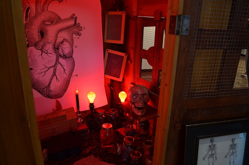 Artwork in the Kevin Dean retrospective