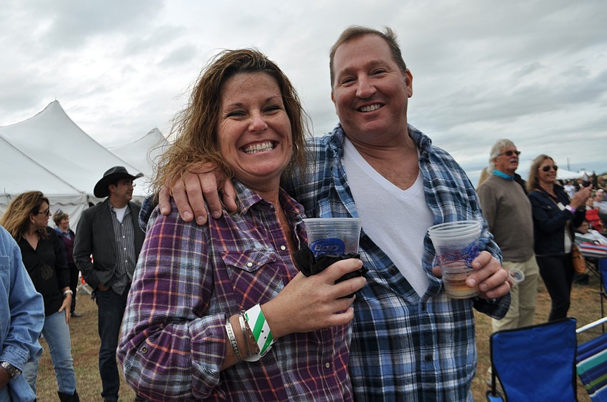 Bobbie and Sonny Woods love outdoor concerts.