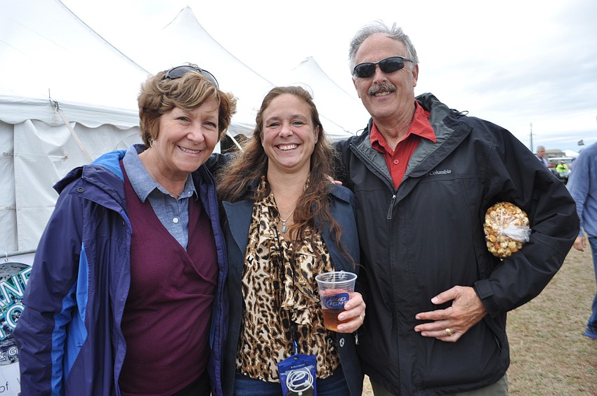 Manatee County Commissioner Betsy Benac attends with her friend, Judy Hanson, and husband, Robert Benac.
