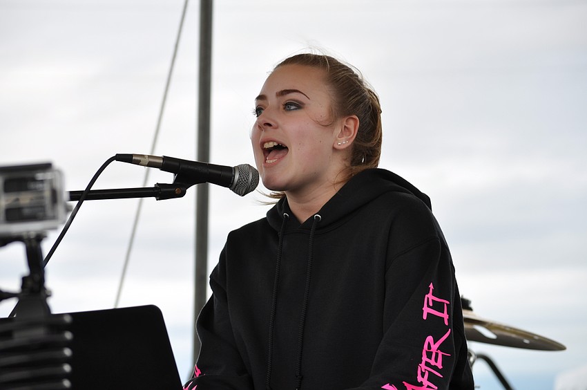 Lakewood Ranch High School freshman Paige Merriman performs “Shimmer” b Fuel.