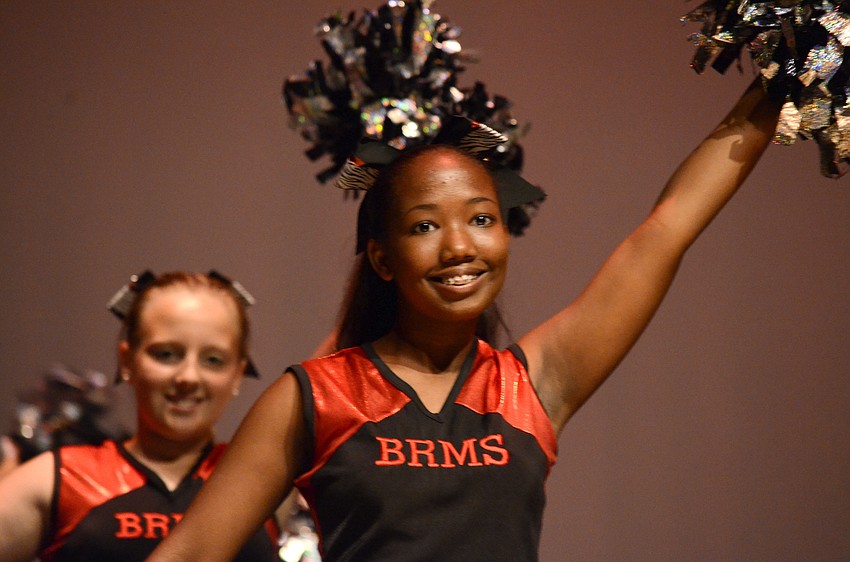 Reina Langley, Braden River seventh-grader, performs to Problem.