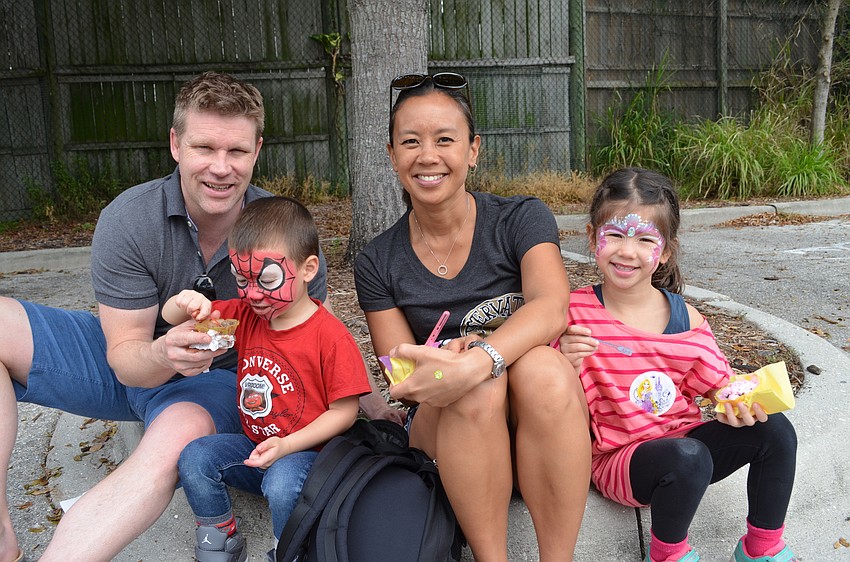 Sean and Christine Kings with Kieran and Michaela Kings.