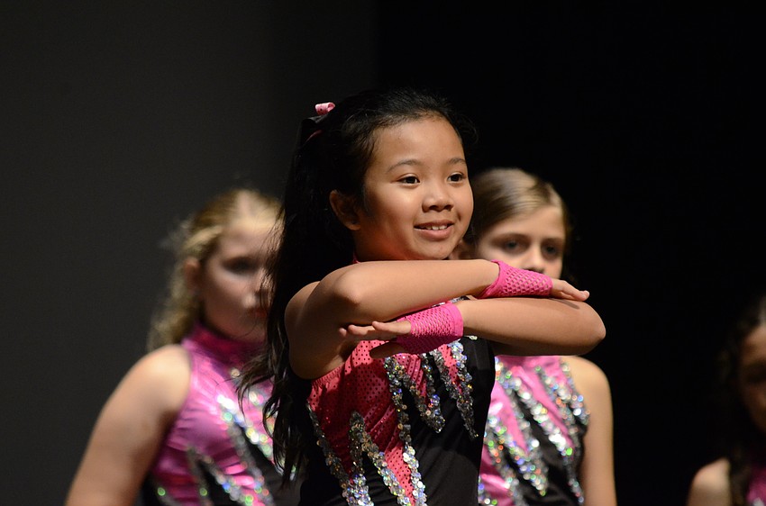 Skylar Rattana, Tara fourth-grader, danced hip-hop to Afterparty.
