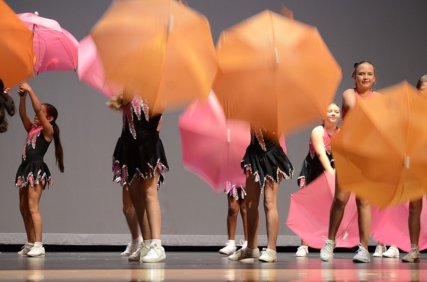 Tara Elementary School dancers performed a routine to the song, Umbrella.