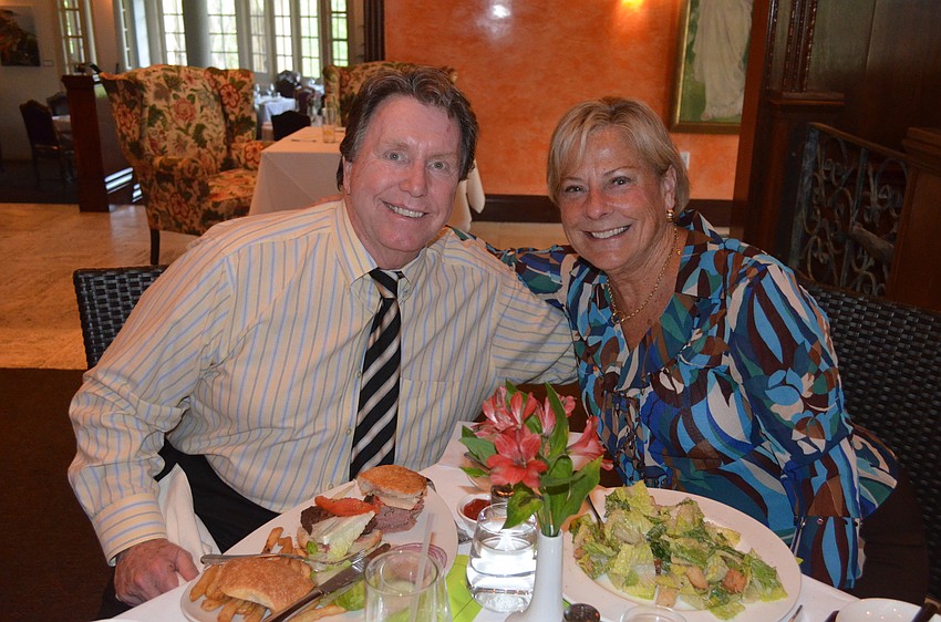 Jim LaRose, of Design 2000, and Chamber President Gail Loefgren