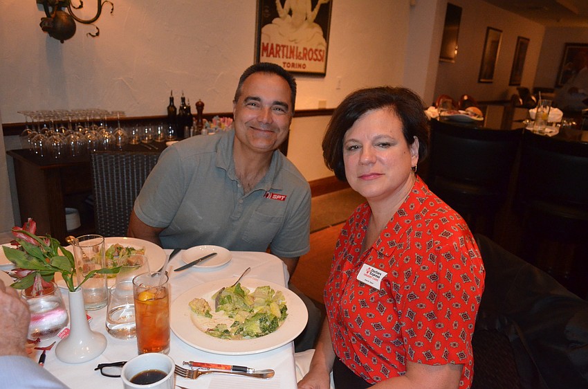 Sherrill Sokol, of AFC Doctors Express, and Bill Konkol, of SPT