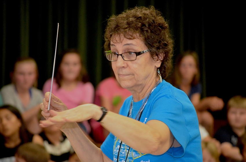 In her first year of teaching at Witt Elementary, music teacher Marsha Juday brought back the school's choir program after a more than four year-hiatus.