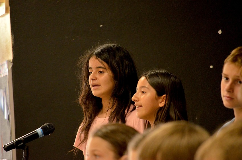 Ana Olson and Cynthia Garcia team up for a duet of a Spanish 