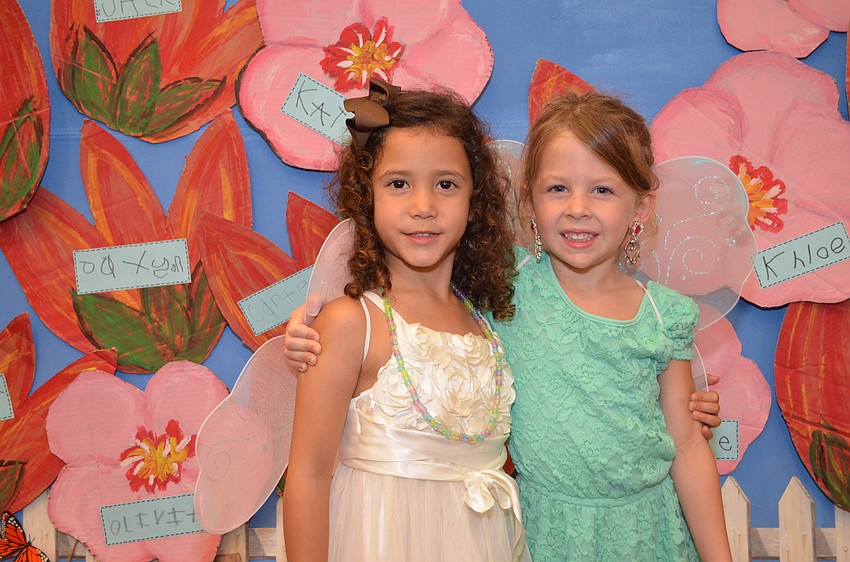 Beatrice DeGuzman and Audrey Reutter are graduates of the First Presbyterian Preschool.