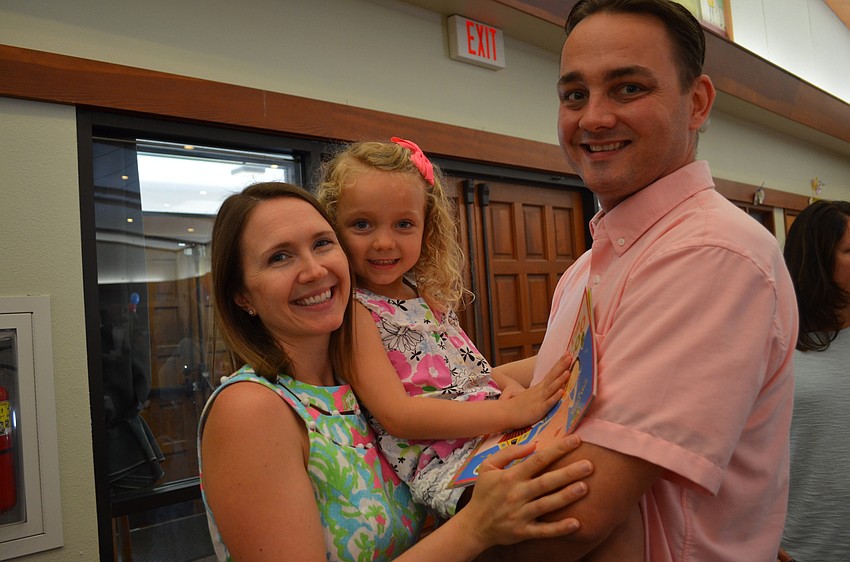 Melissa, Molly and John Harris