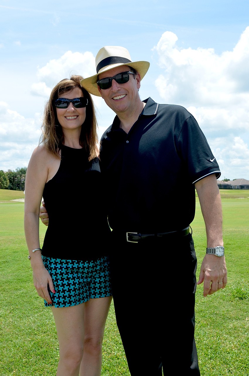 Julie and Senator Bill Galvano enjoy the event, which honors Galvano's father, Phil.