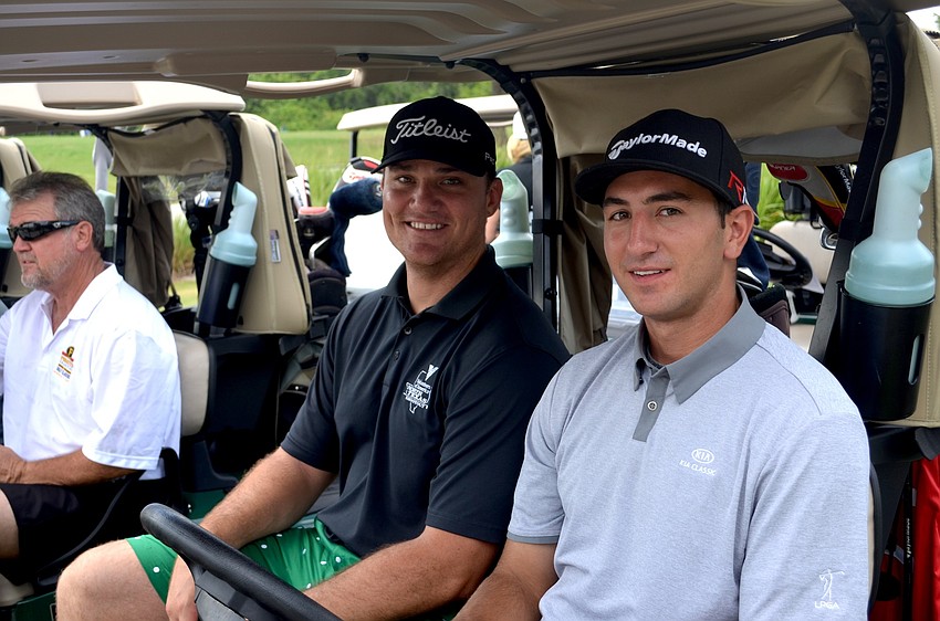 Ray Morris and Zack DeCicco ride together throughout the event.