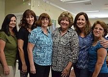 Janet Williams, Bunni Roberts, Tina Backhus, Marcy Davidson, Linda Haluska and Mary Searing are all teachers who have been at Tara Elementary School since it opened 23 years ago.