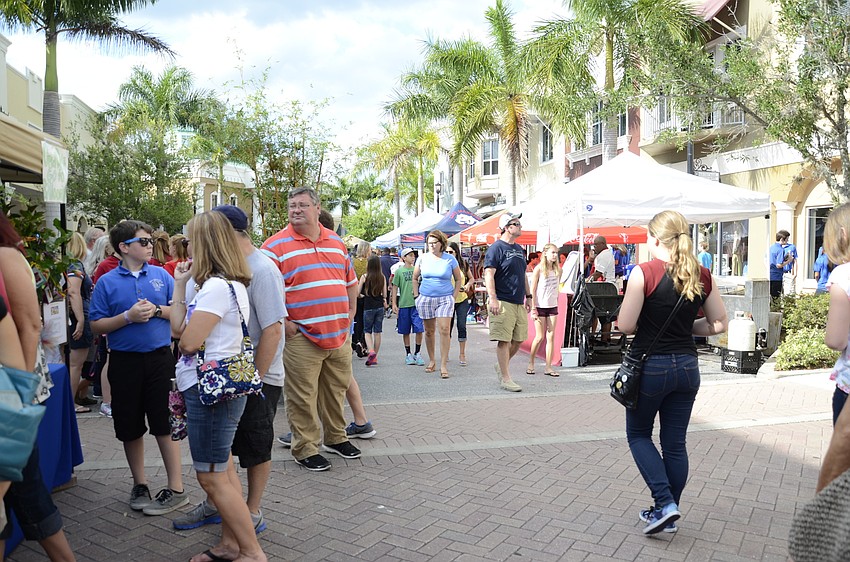 Parents, teachers and students of Nolan Middle filled Lakewood Ranch Main Street Saturday night.
