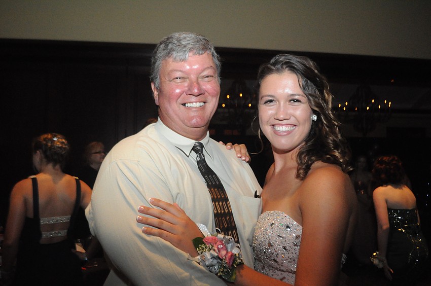 Don Engelberger got to chaperone his daughter Carley's senior prom.