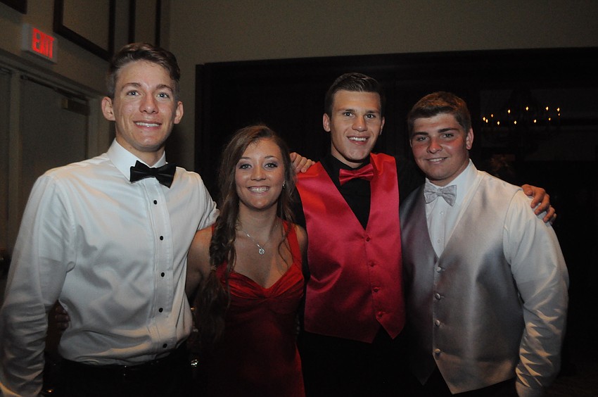 Elezar Toner, Bailey Hammond, James Geis and Gavin Obrelin