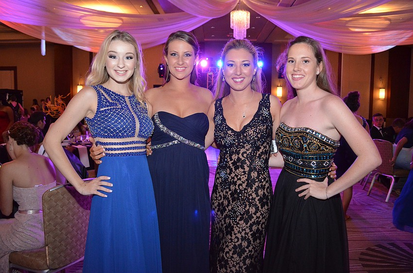 Megan Hipps, Savannah Haynes, Andrea Boyd and Maggie Hogan