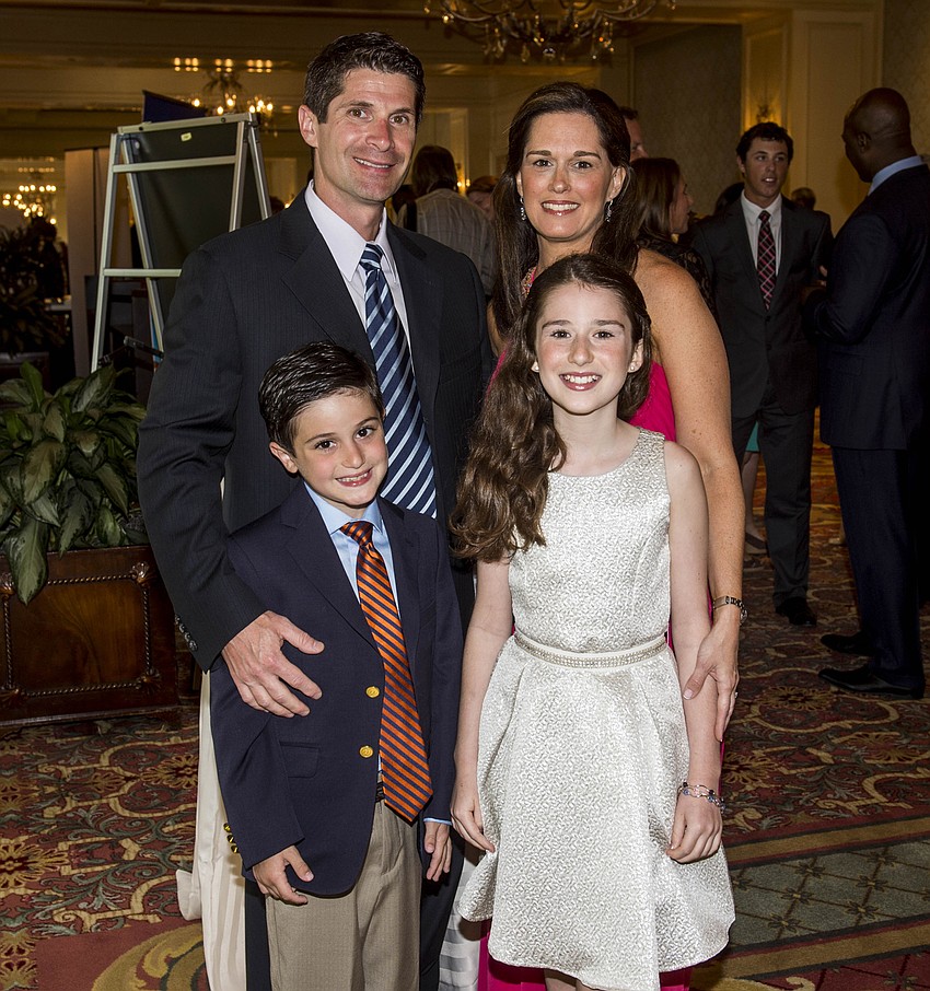 Lawrence, Susan and Jared and Samantha Rascio