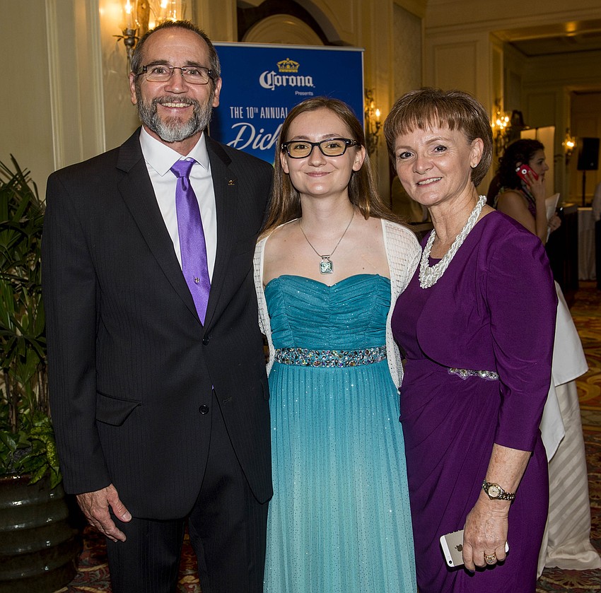 Michael and Erin Kisiecewski with Donna Shotwell