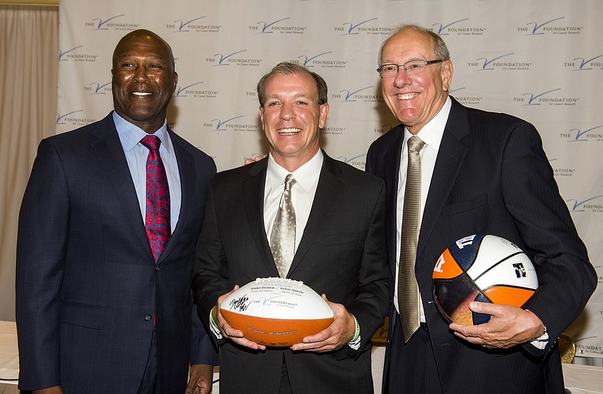 Lovie Smith, Jimbo Fisher and Jim Boeheim