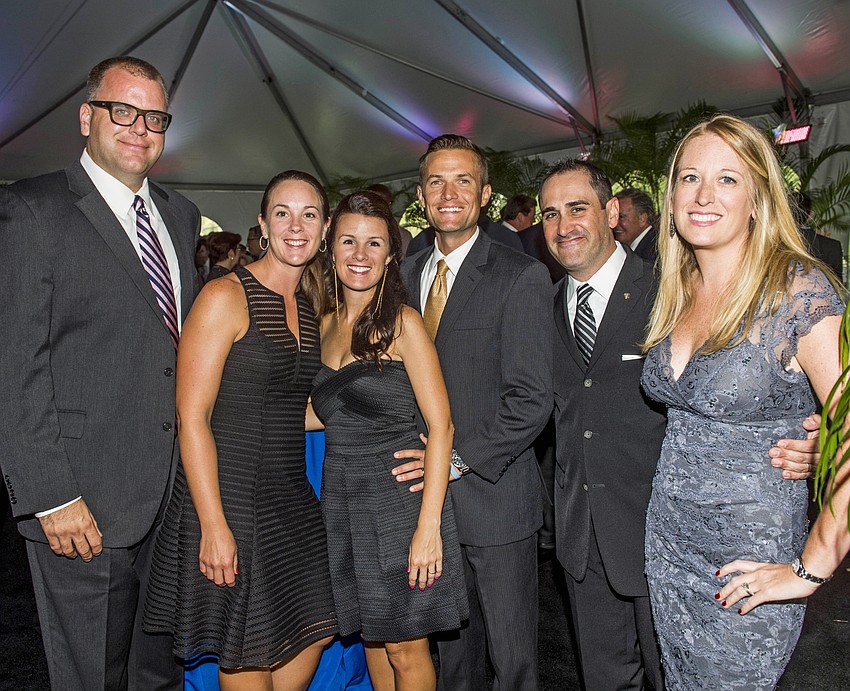 Todd and Julie Mathes, Coquina and Anthony Homer and Paul and Nikki Caraguilo