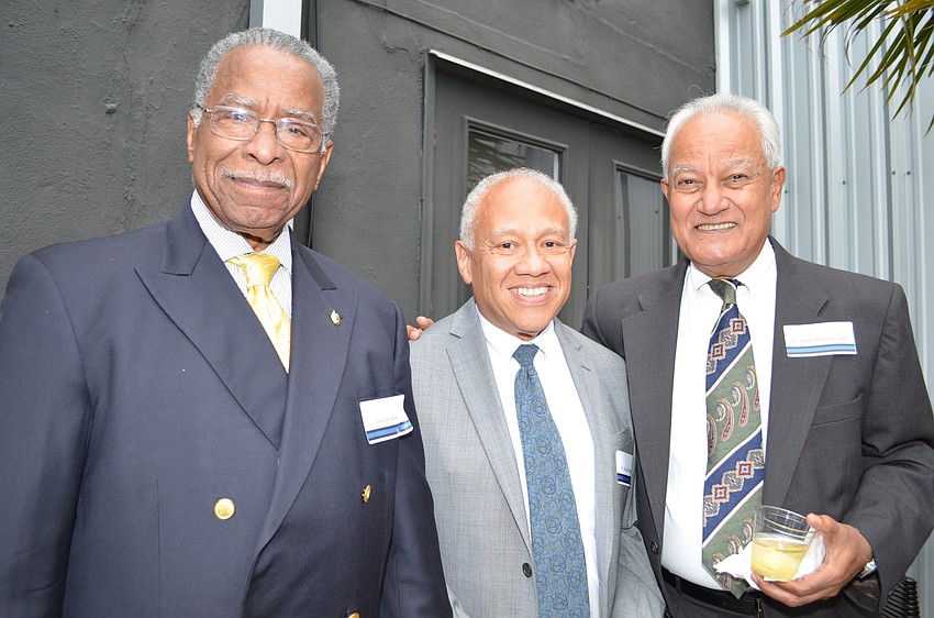 Donald Vance, Dr. Bruce Ballard and Dr. Martin Padarathsingh