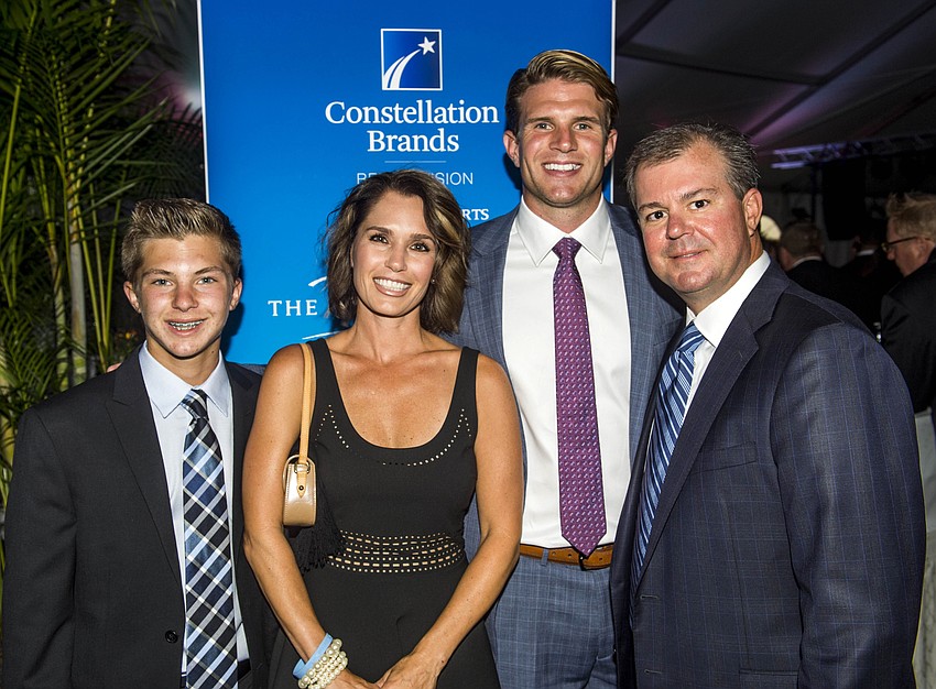 Dalton and Heather Byrd, Drew Weatherford and Derek Byrd