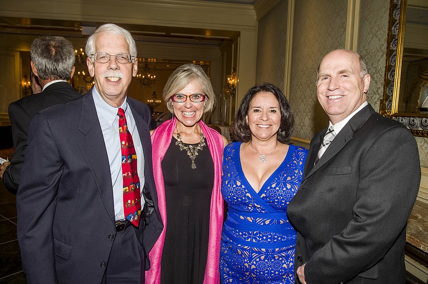Mike and Roxie Jerde with Kathy and Mike Martella