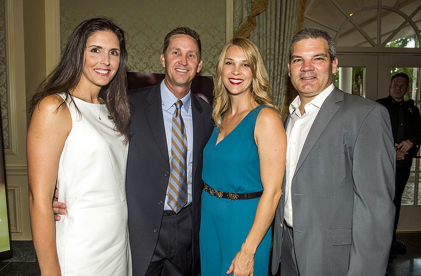Natalie and Bryan Tollberg with Sarah and Jeff Berry