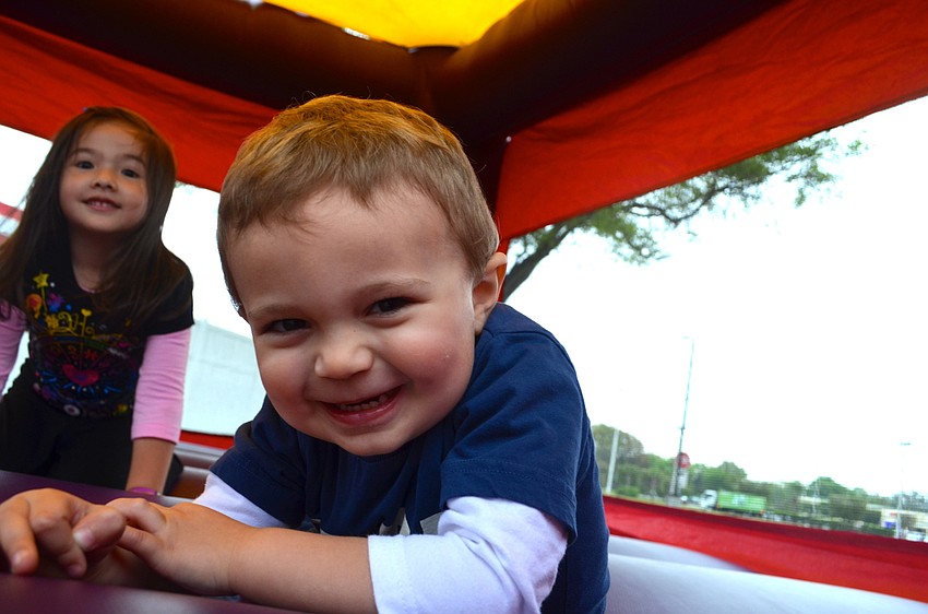 Lyndon Hoying stops jumping to pose and say cheese.