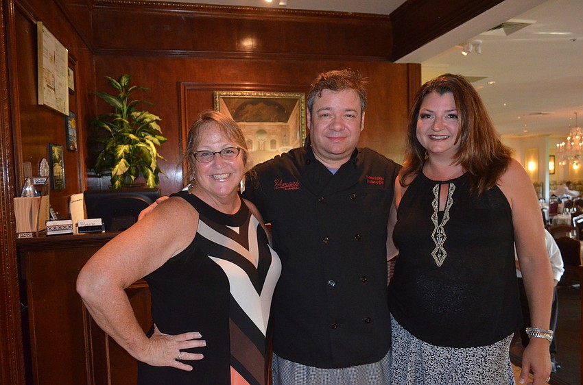 Spice & Tea Exchange Manager Theresa Martin, Amore by Andrea Executive Chef Andrea Bozzolo and Spice & Tea Exchange owner Paulette Callender