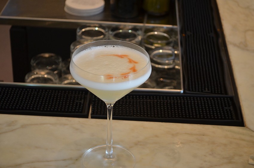 Young Man and the Sea (Papa’s Pilar 3 year rum, smoked salt syrup, lime and egg white)