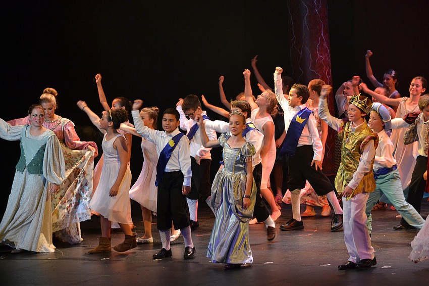 The royal ball had a contemporary remix with students dancing to the song 