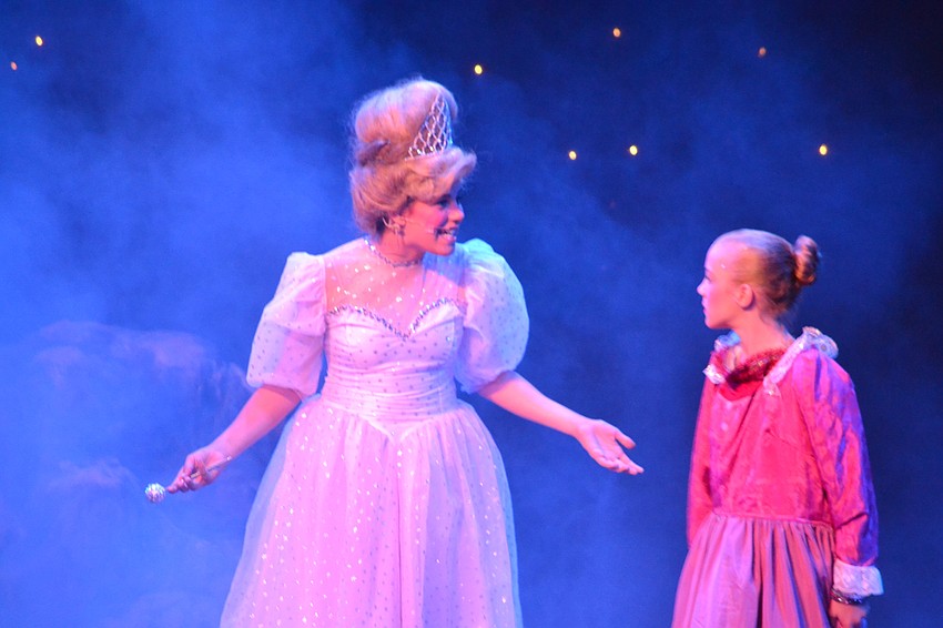 Sierra Hann plays Cinderella's fairy godmother.