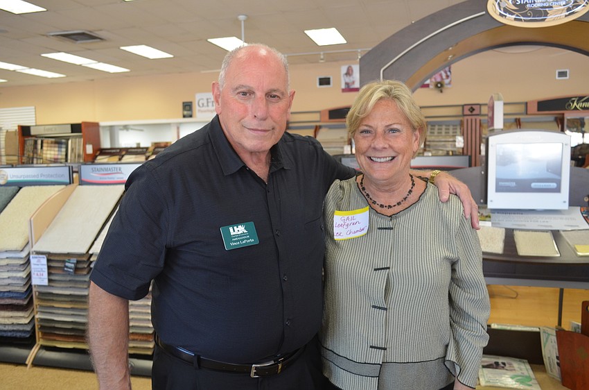 Chamber Ambassador Vince LaPorta and President Gail Loefgren