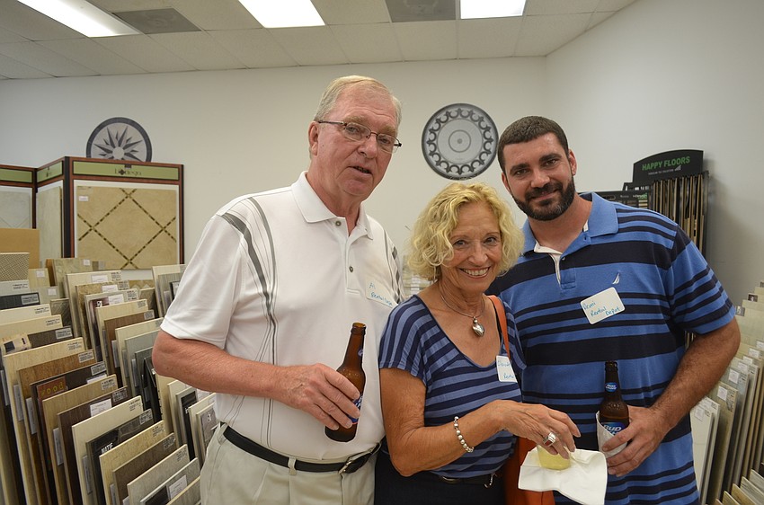 Al and Claudette Giever and Remi Coccaro, of Rental Depot