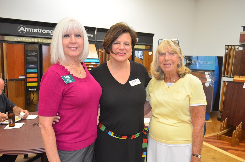 Debra Fortosis, of Elite Family Care, Sherrill Sokol, of AFC Doctors Express Urgent Care, and Kip O’Neill