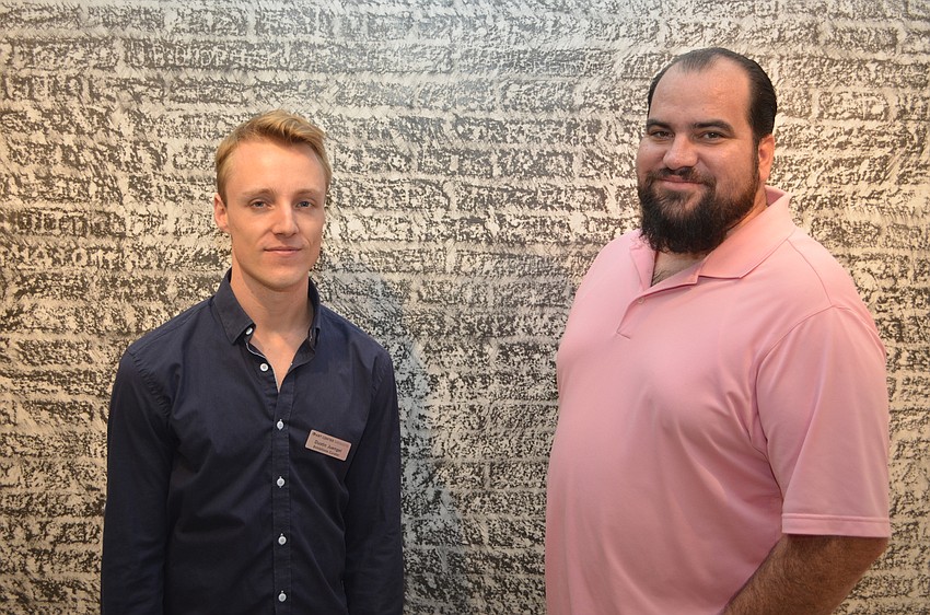 Dustin Juengel and Jamie Tracy