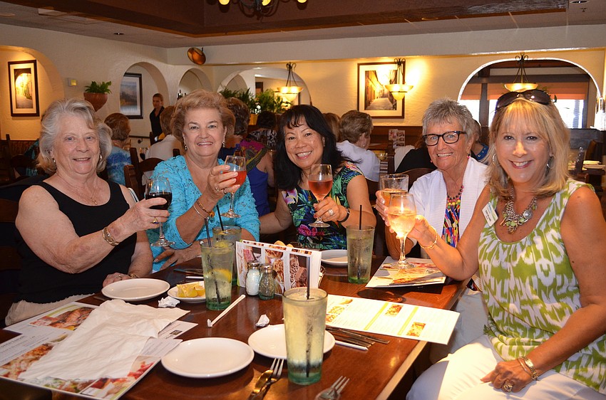 Dolores McNany, Susann Guglielmini, Darcy Giarano, Rita Bass and Terri Williams