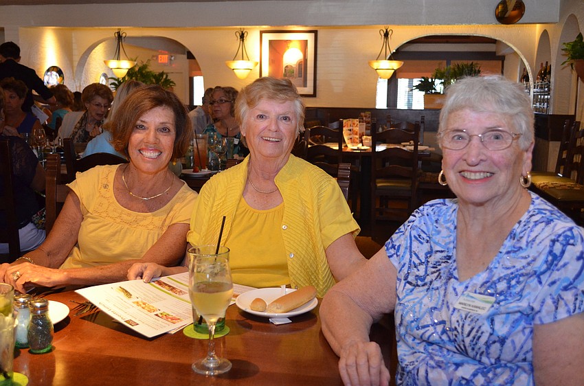Margot Ellis, Eileen Hendrick and Marilyn Kawalec
